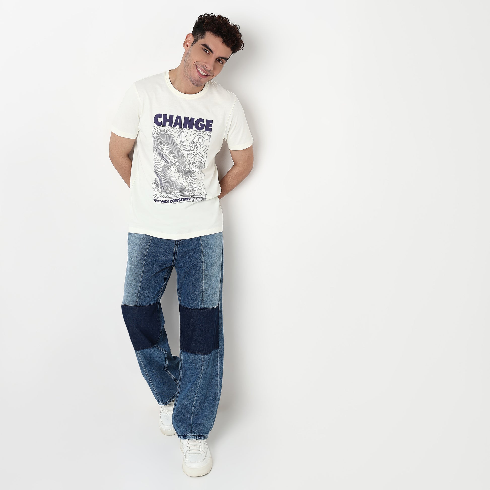 Graphic Cotton Fabric T-Shirt