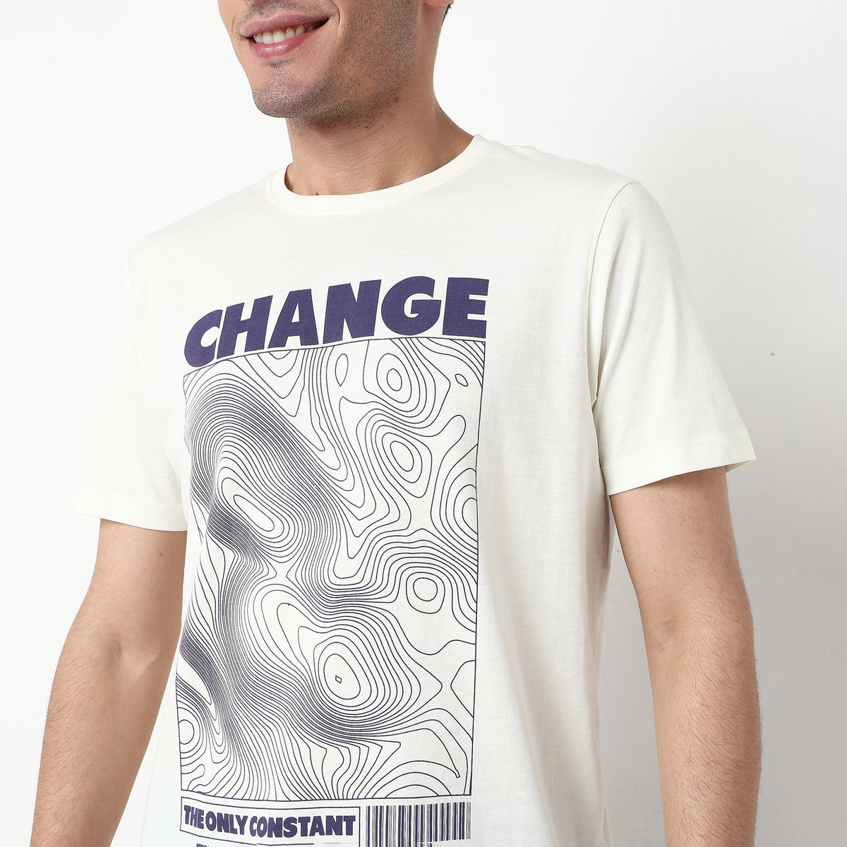 Graphic Cotton Fabric T-Shirt