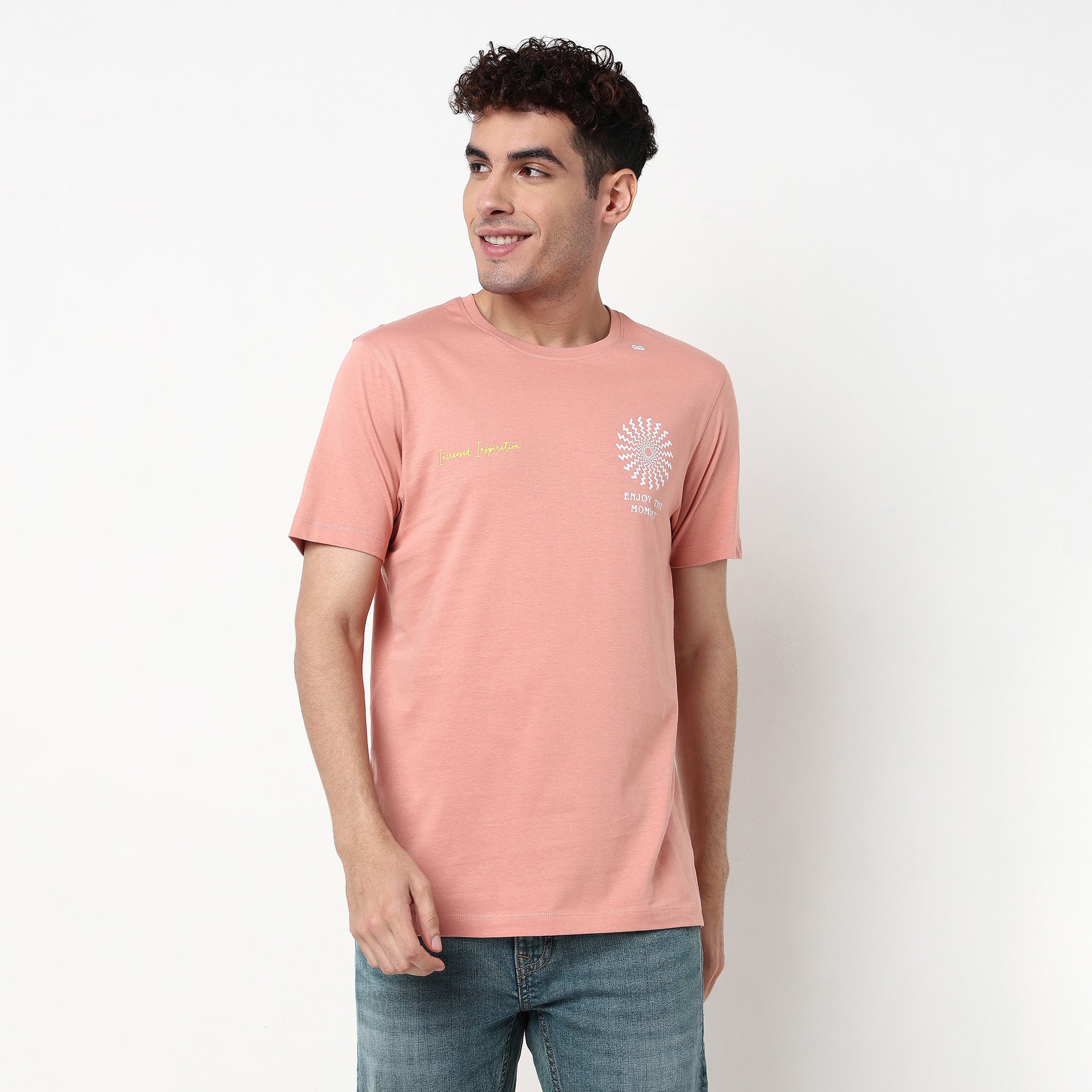 Graphic Cotton Fabric T-Shirt