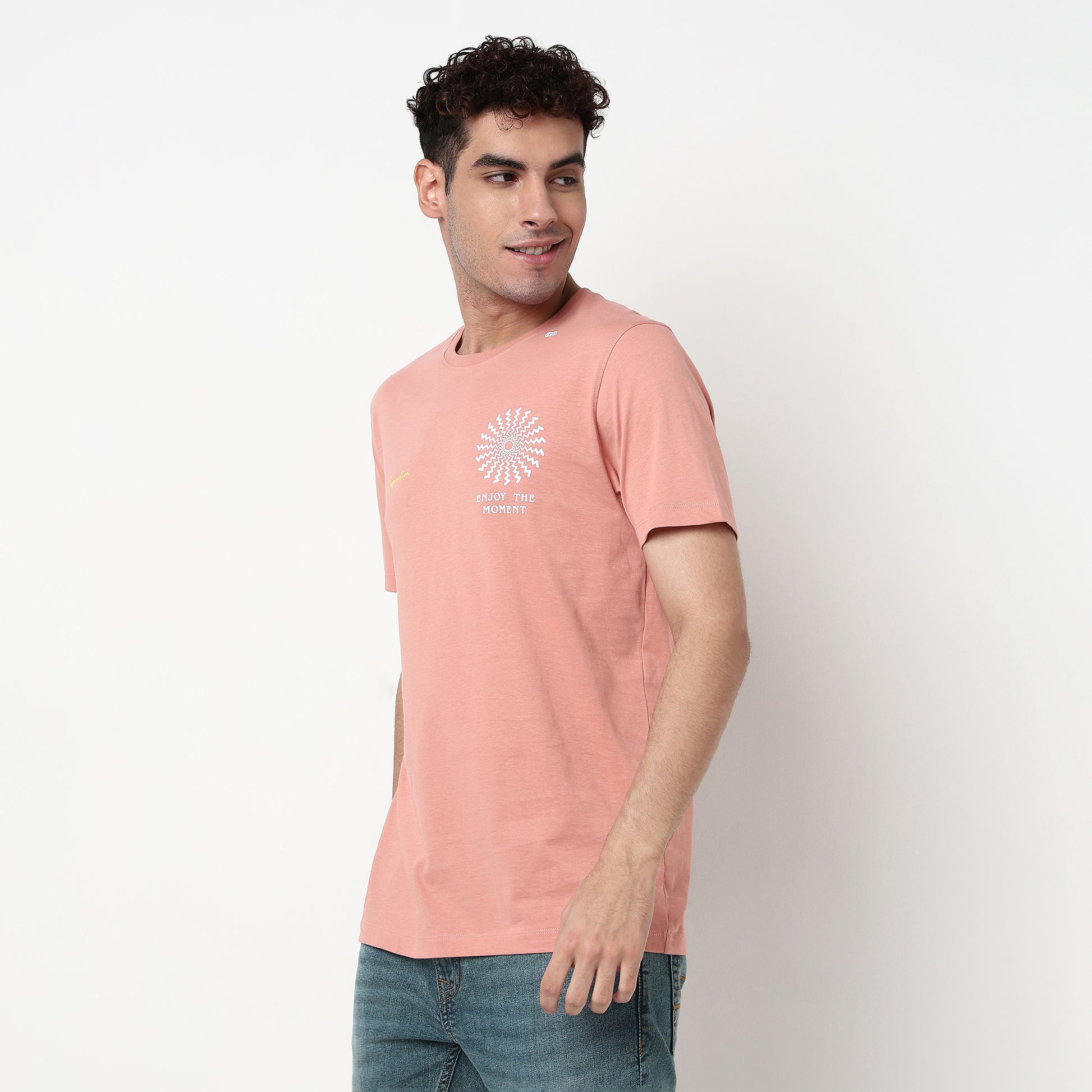 Graphic Cotton Fabric T-Shirt