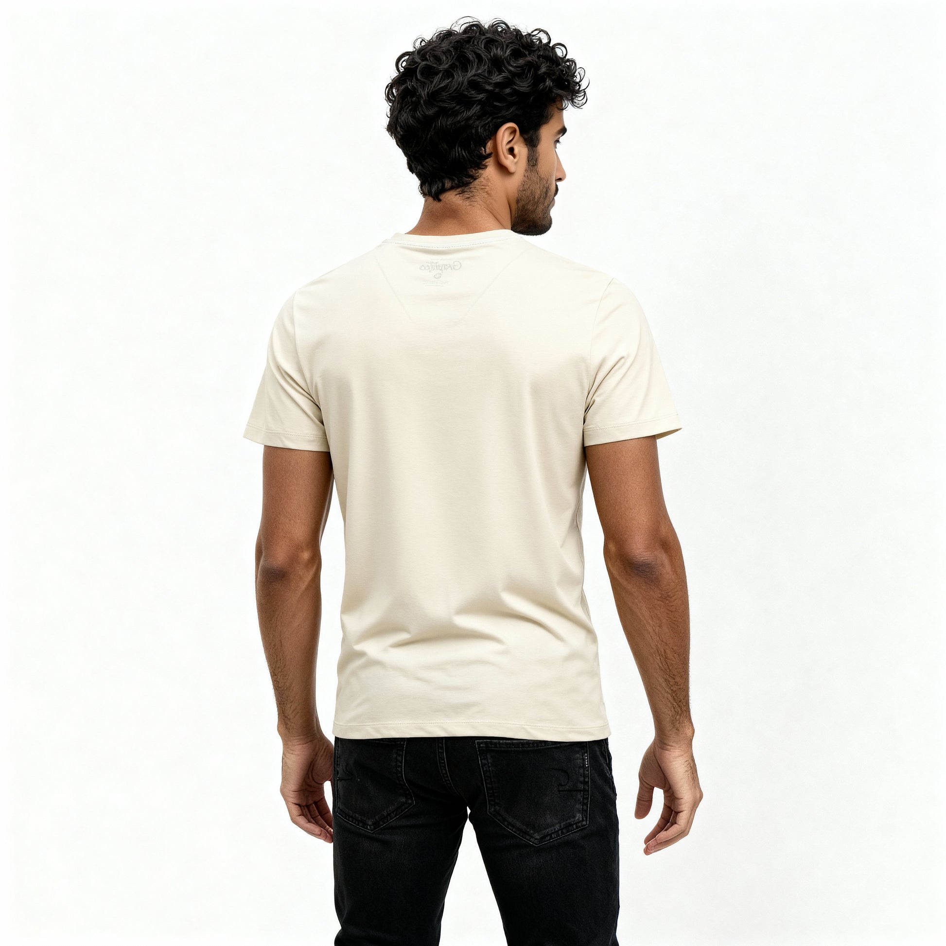 Cotton Crew Neck Graphitee