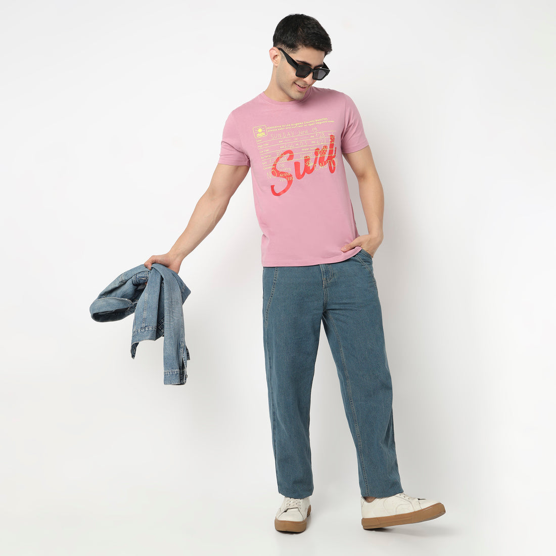 Cotton Crew Neck Graphitee