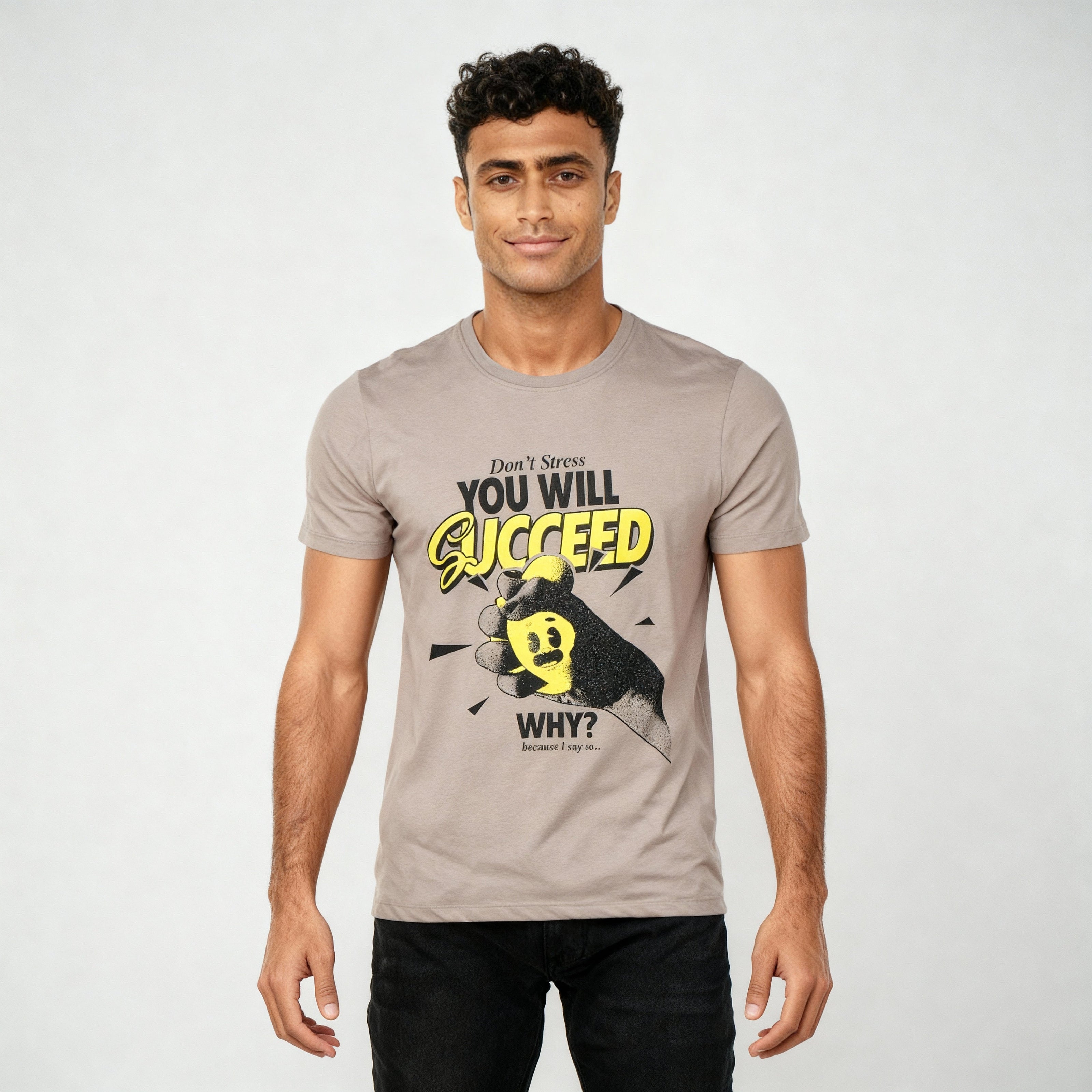 Cotton Crew Neck Graphitee