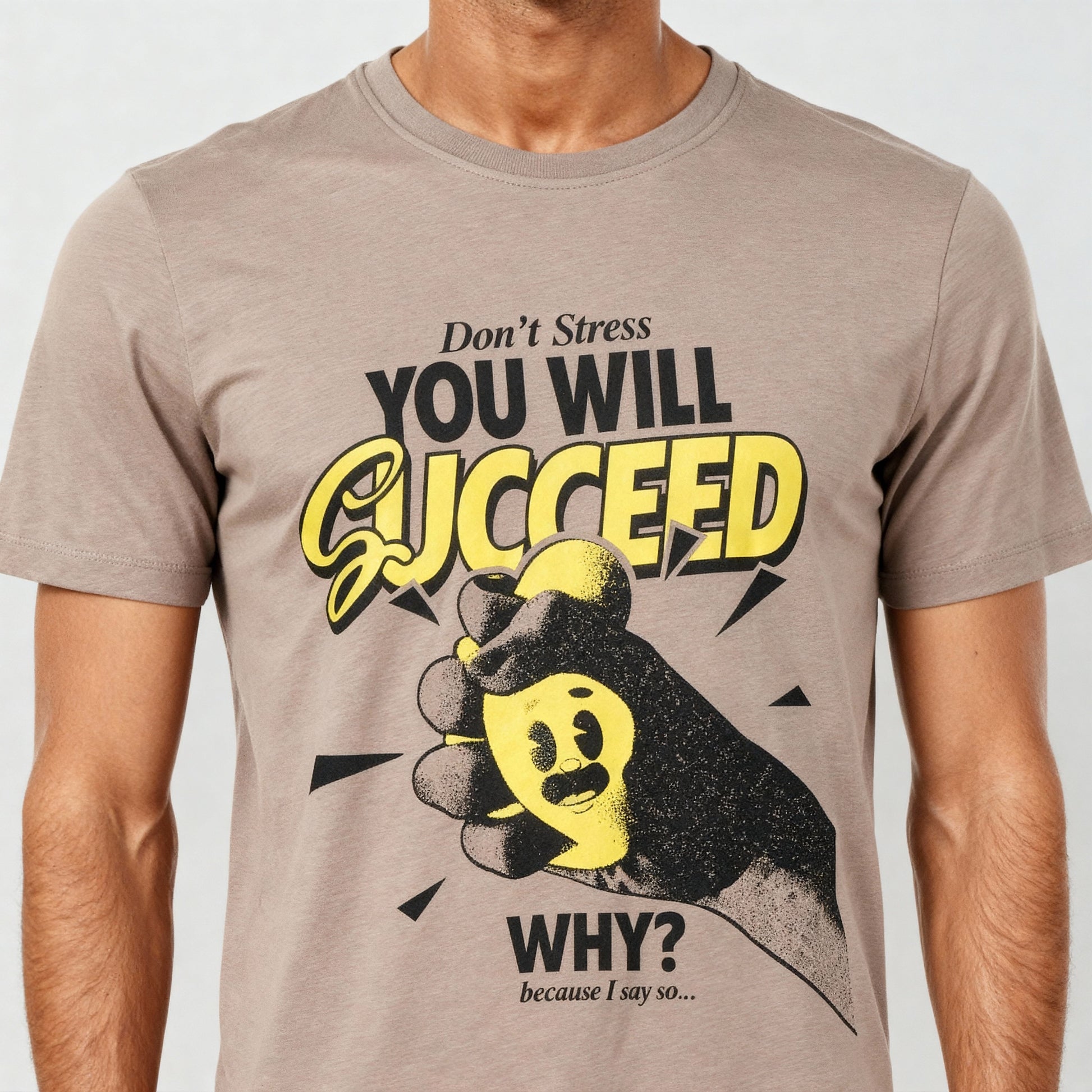 Cotton Crew Neck Graphitee