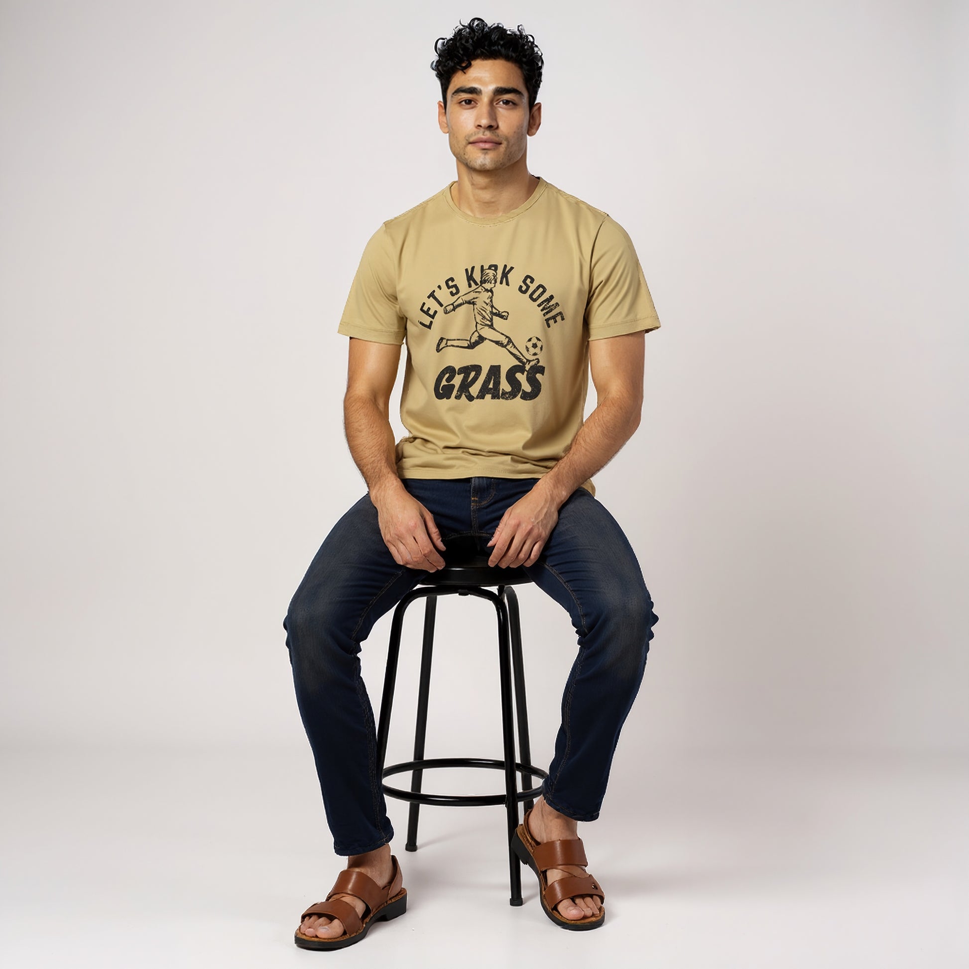 Cotton Crew Neck Graphitee