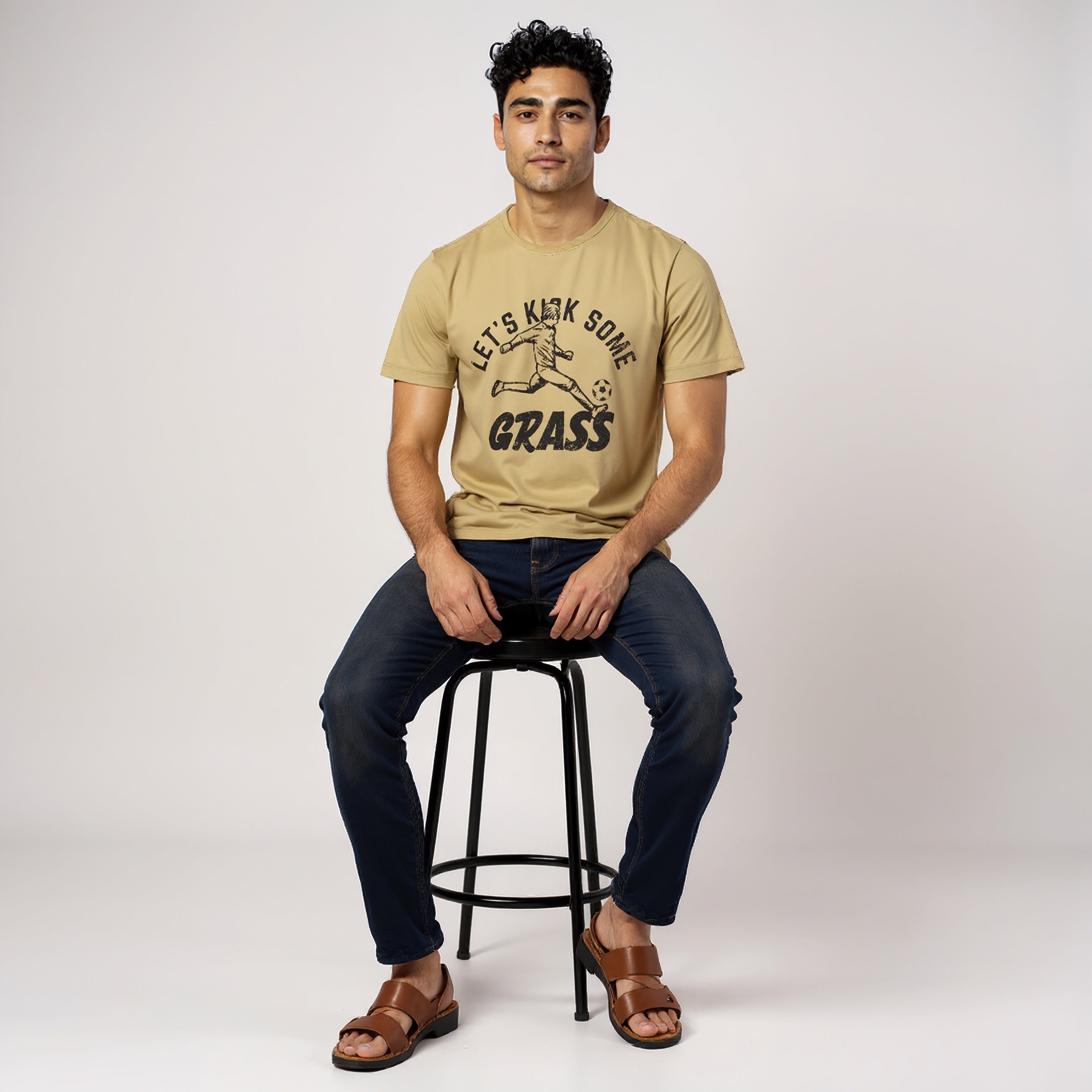 Cotton Crew Neck Graphitee