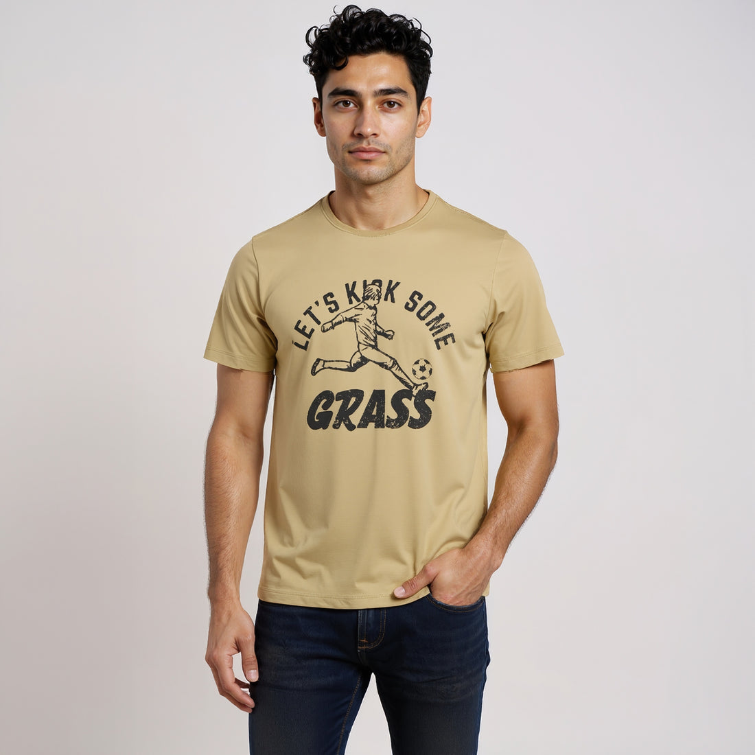 Cotton Crew Neck Graphitee