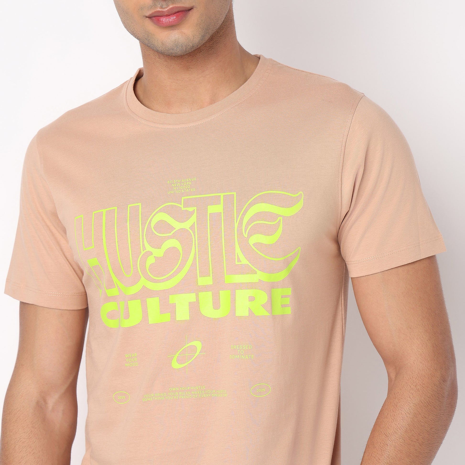 Crew Neck Cotton Graphitee