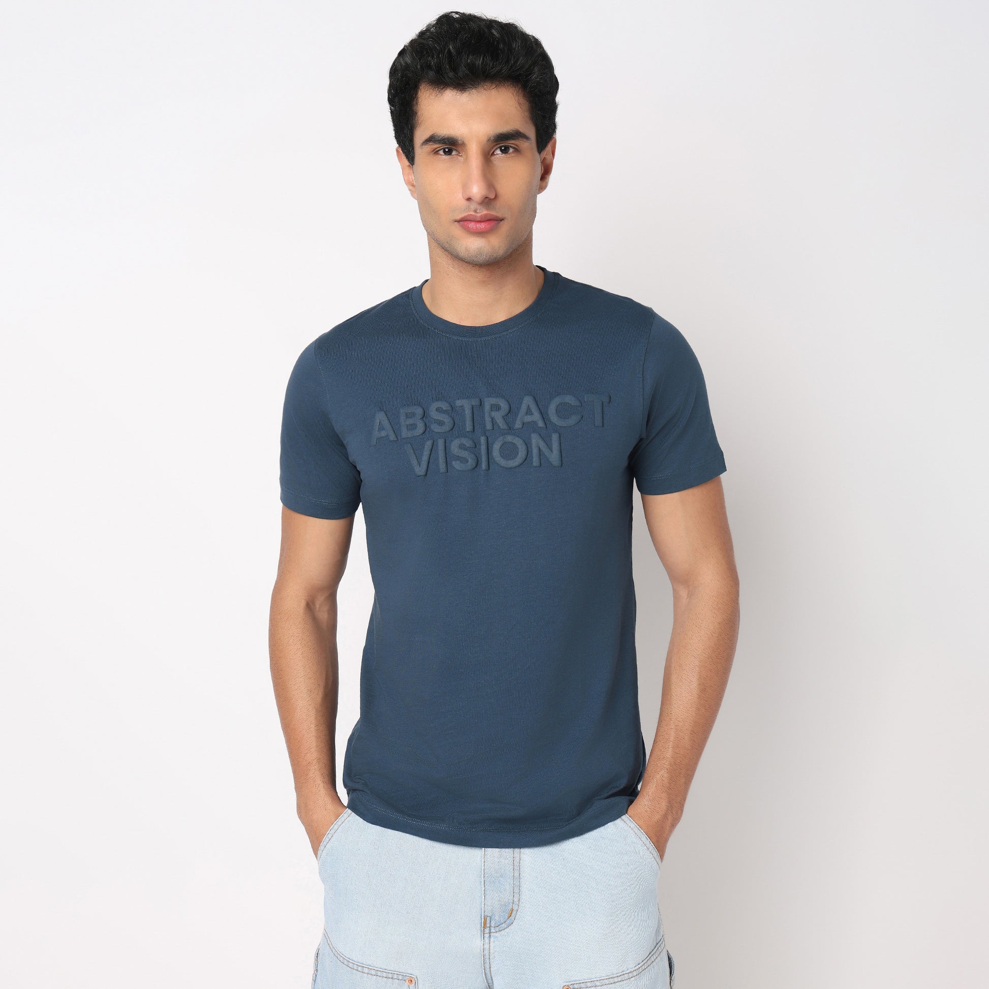 Crew Neck Cotton Graphitee