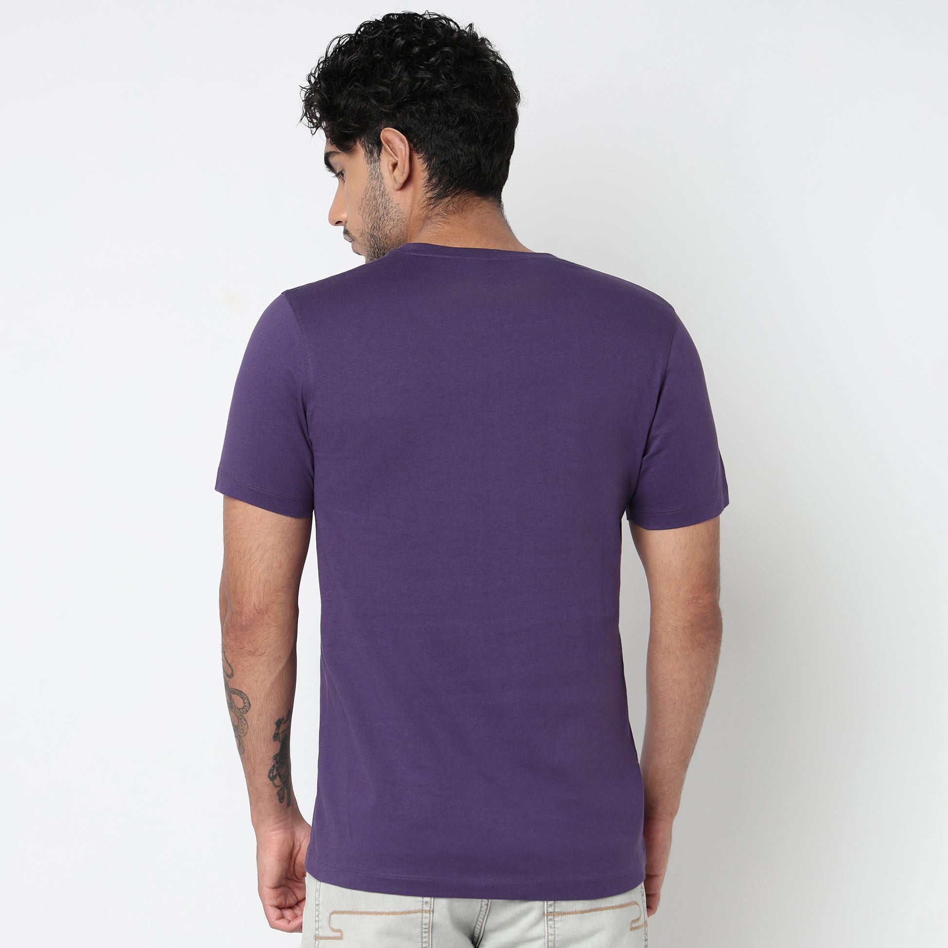 Cotton Crew Neck Graphitee