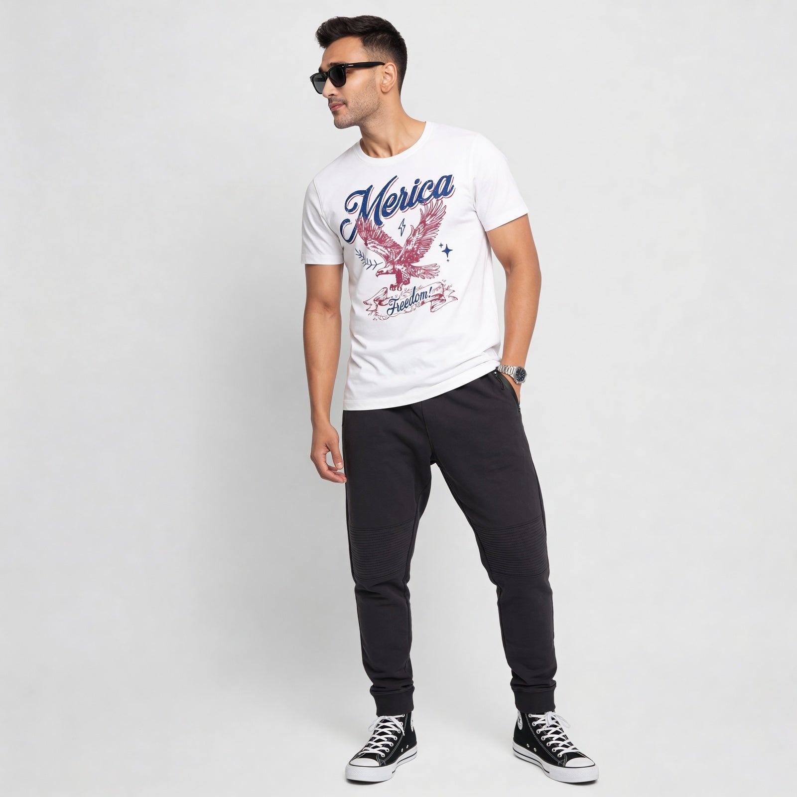 Cotton Crew Neck Graphitee