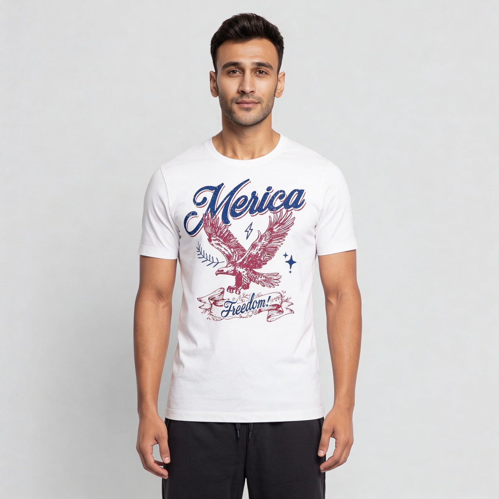 Cotton Crew Neck Graphitee