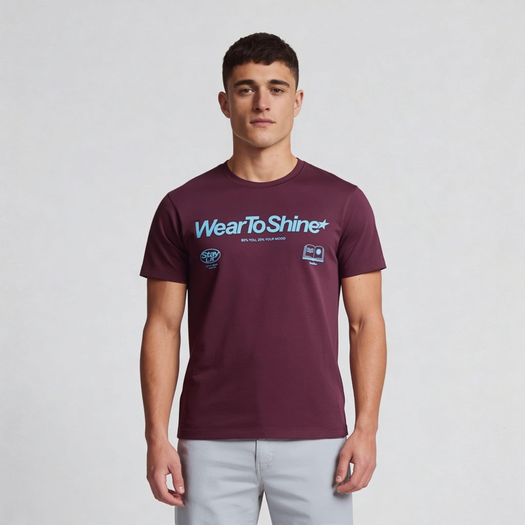 Cotton Crew Neck Graphitee