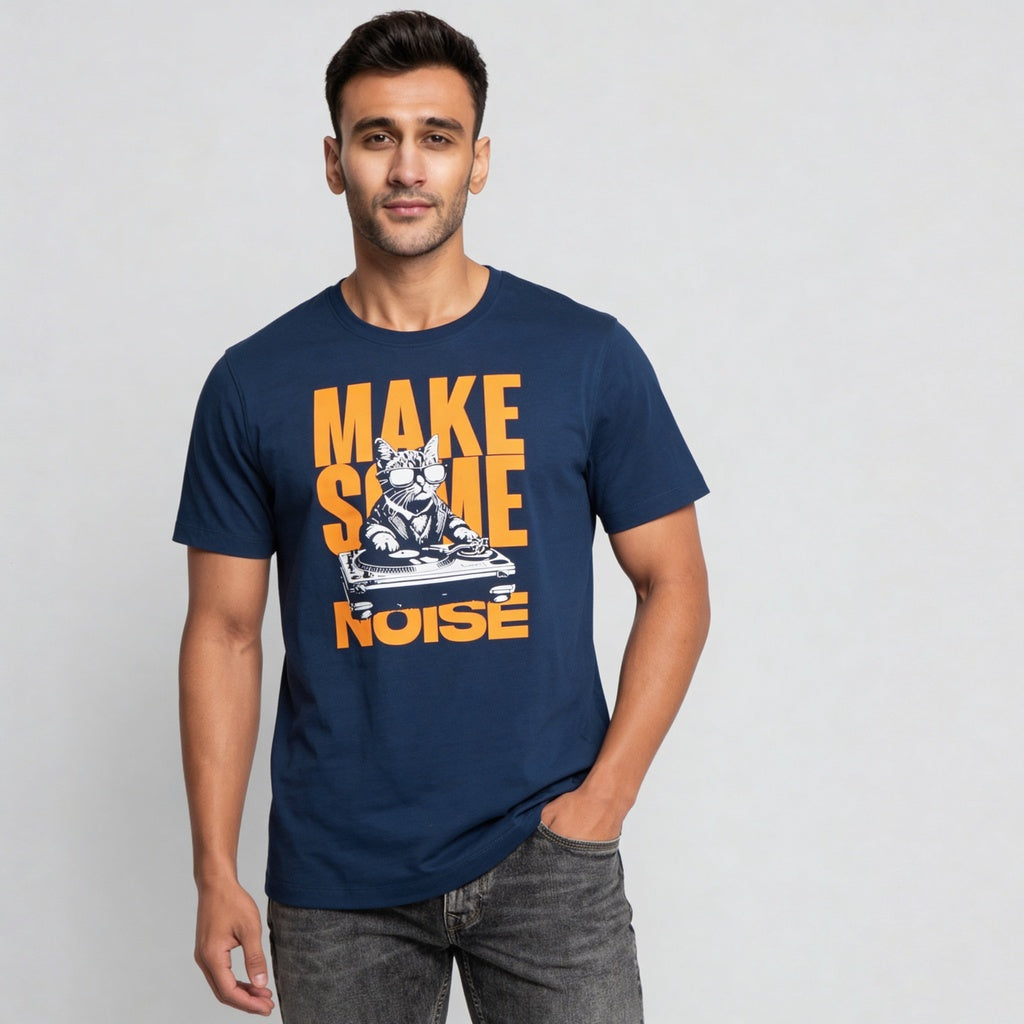 Cotton Crew Neck Graphitee