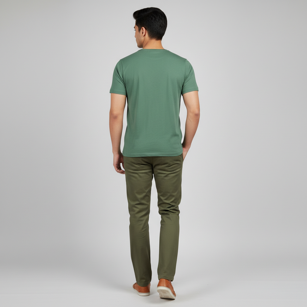 Cotton Crew Neck Graphitee