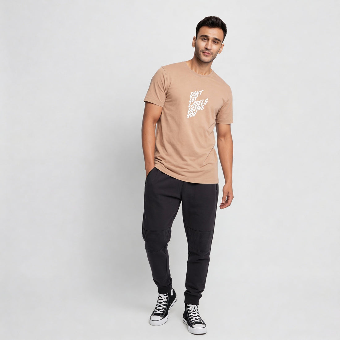 Cotton Crew Neck Graphitee