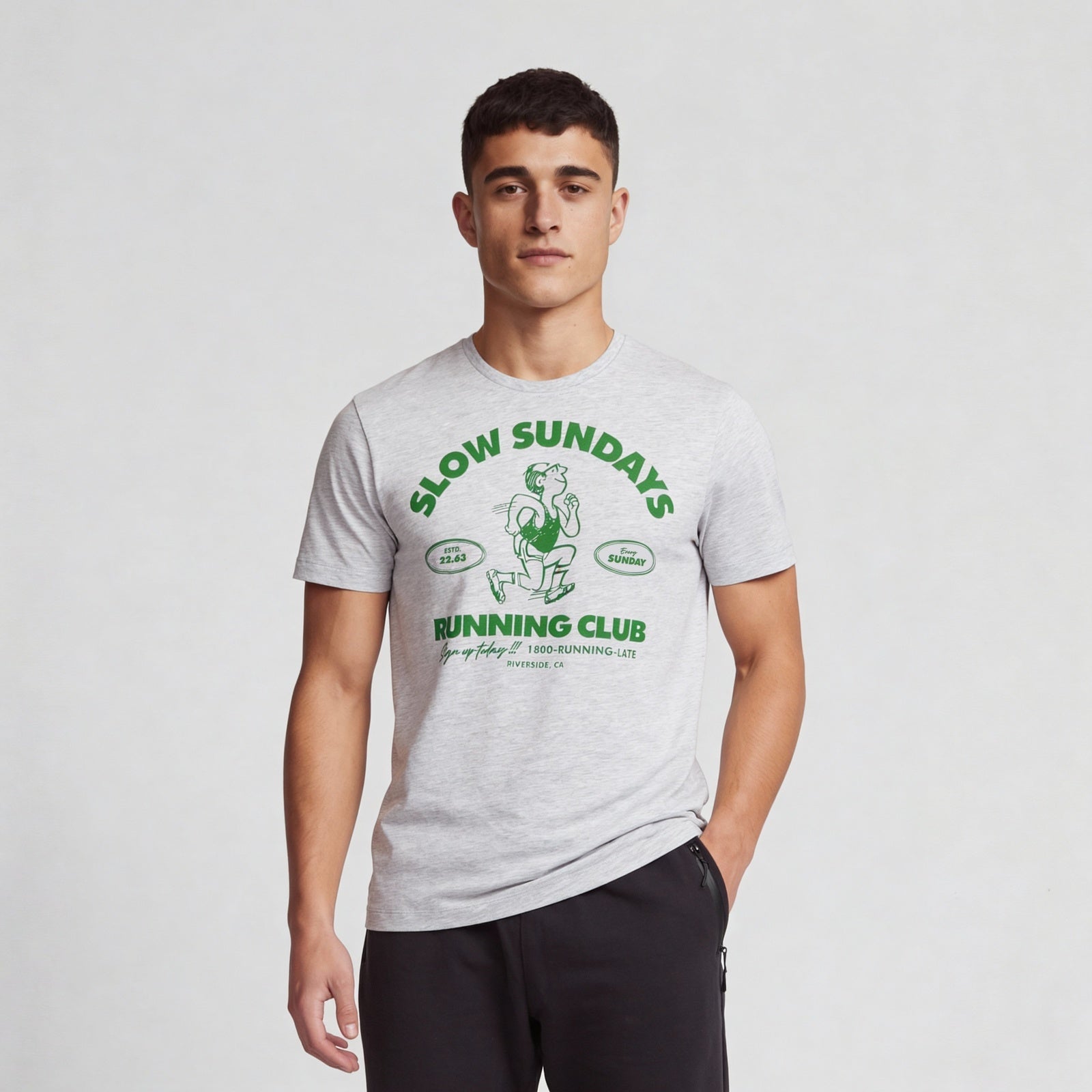 Cotton Crew Neck Graphitee