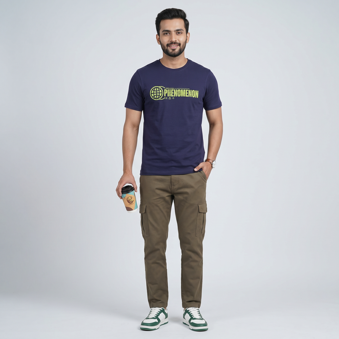 Cotton Crew Neck Graphitee