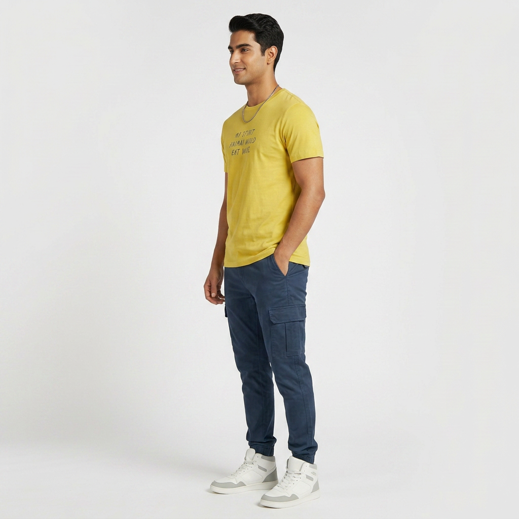 Cotton Crew Neck Graphitee