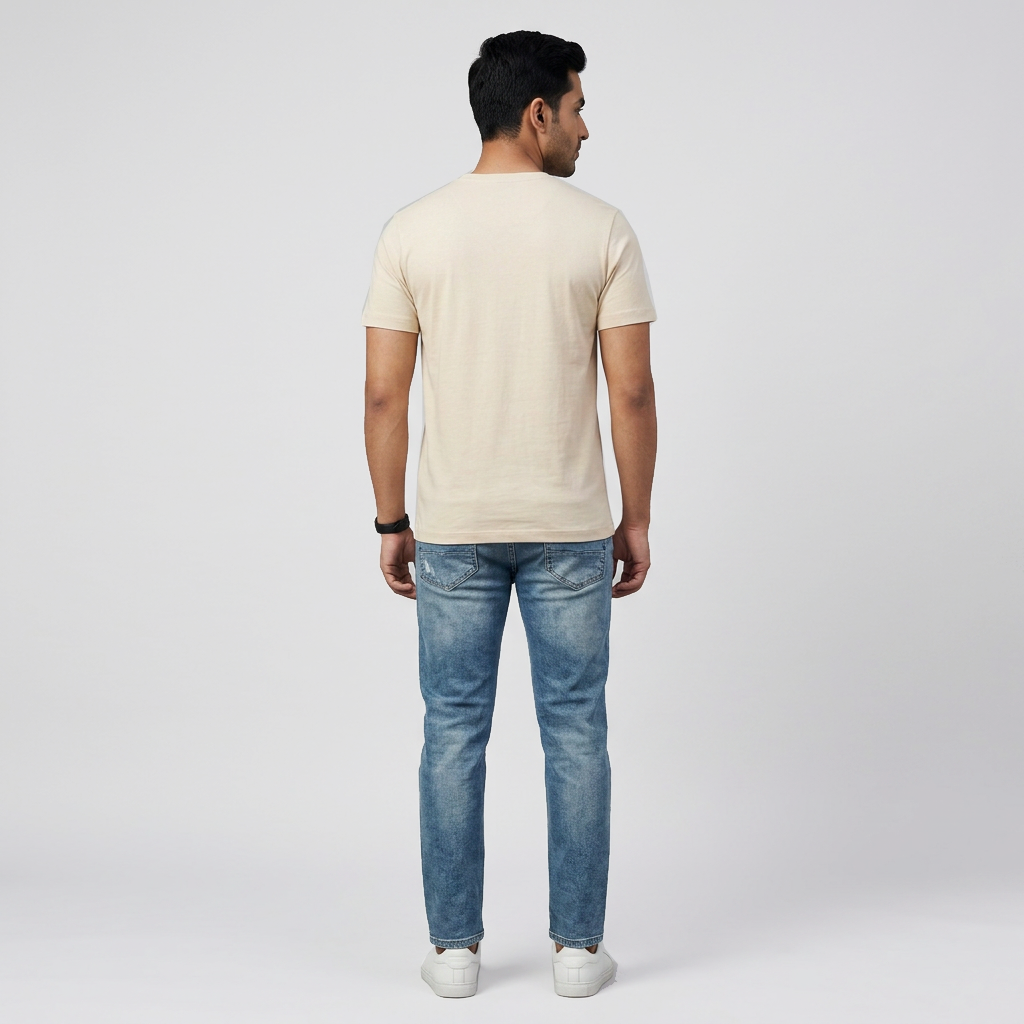 Cotton Crew Neck Graphitee