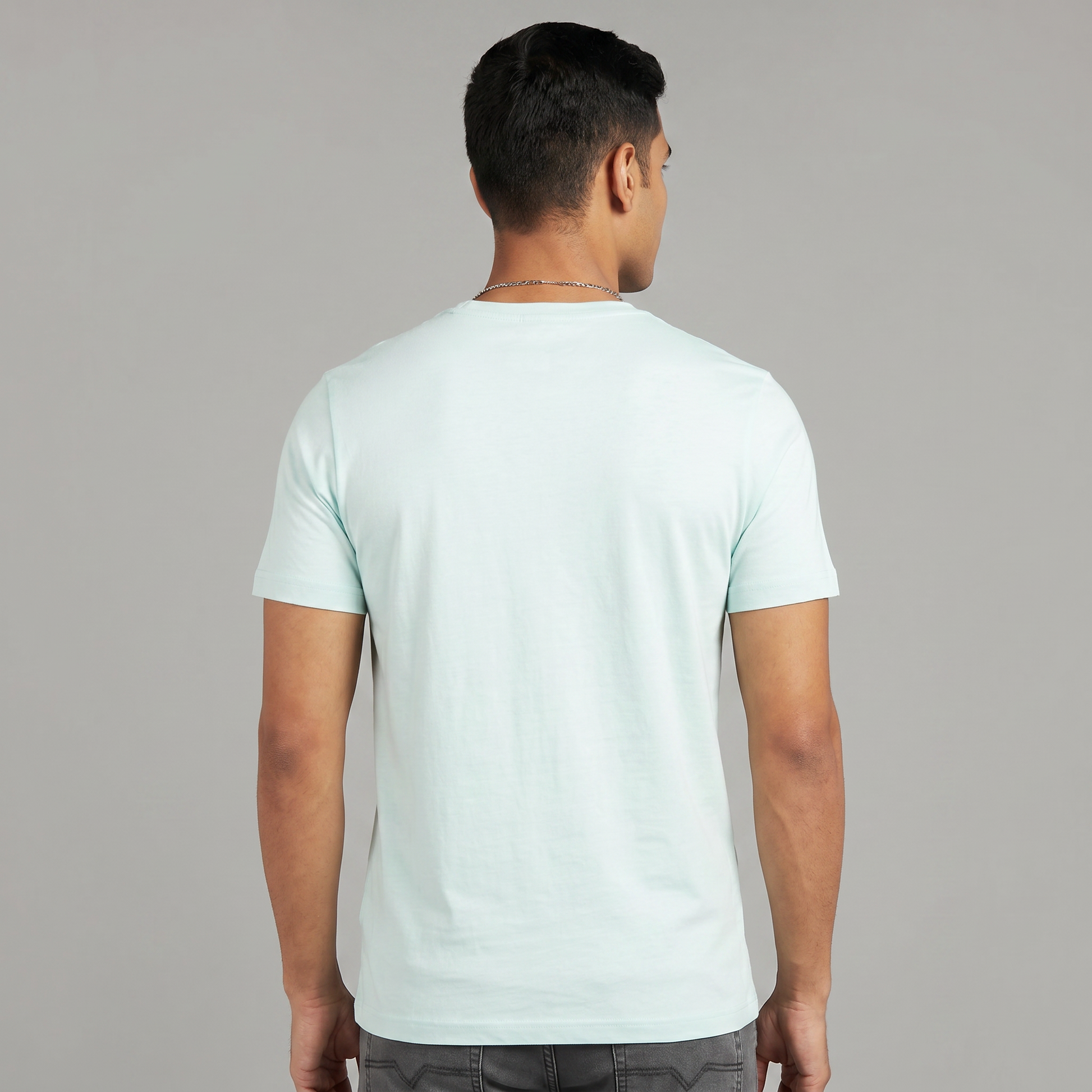 Cotton Crew Neck Graphitee