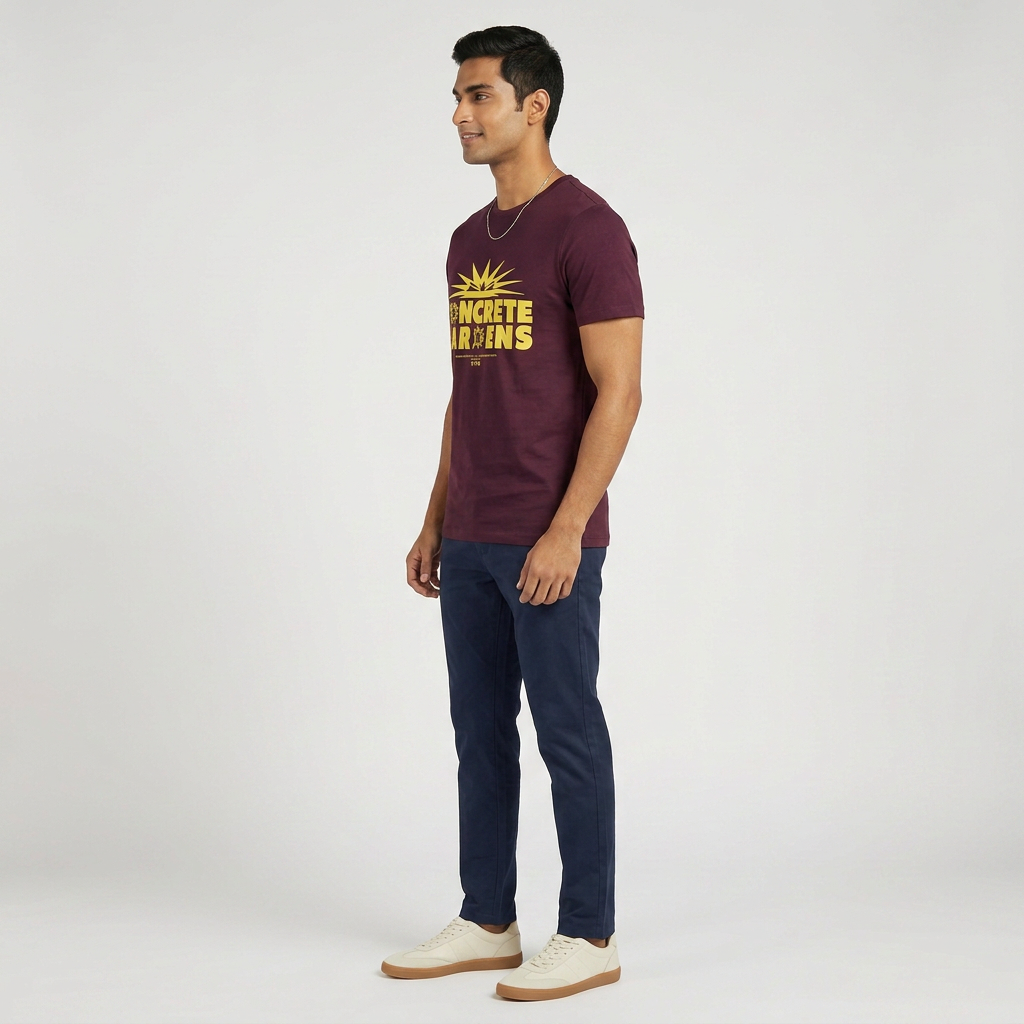 Cotton Crew Neck Graphitee