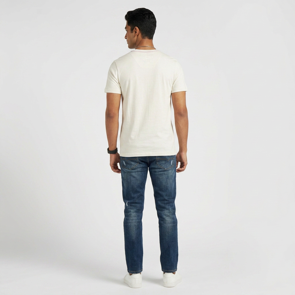 Cotton Crew Neck Graphitee