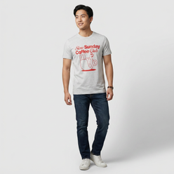 Cotton Crew Neck Graphitee