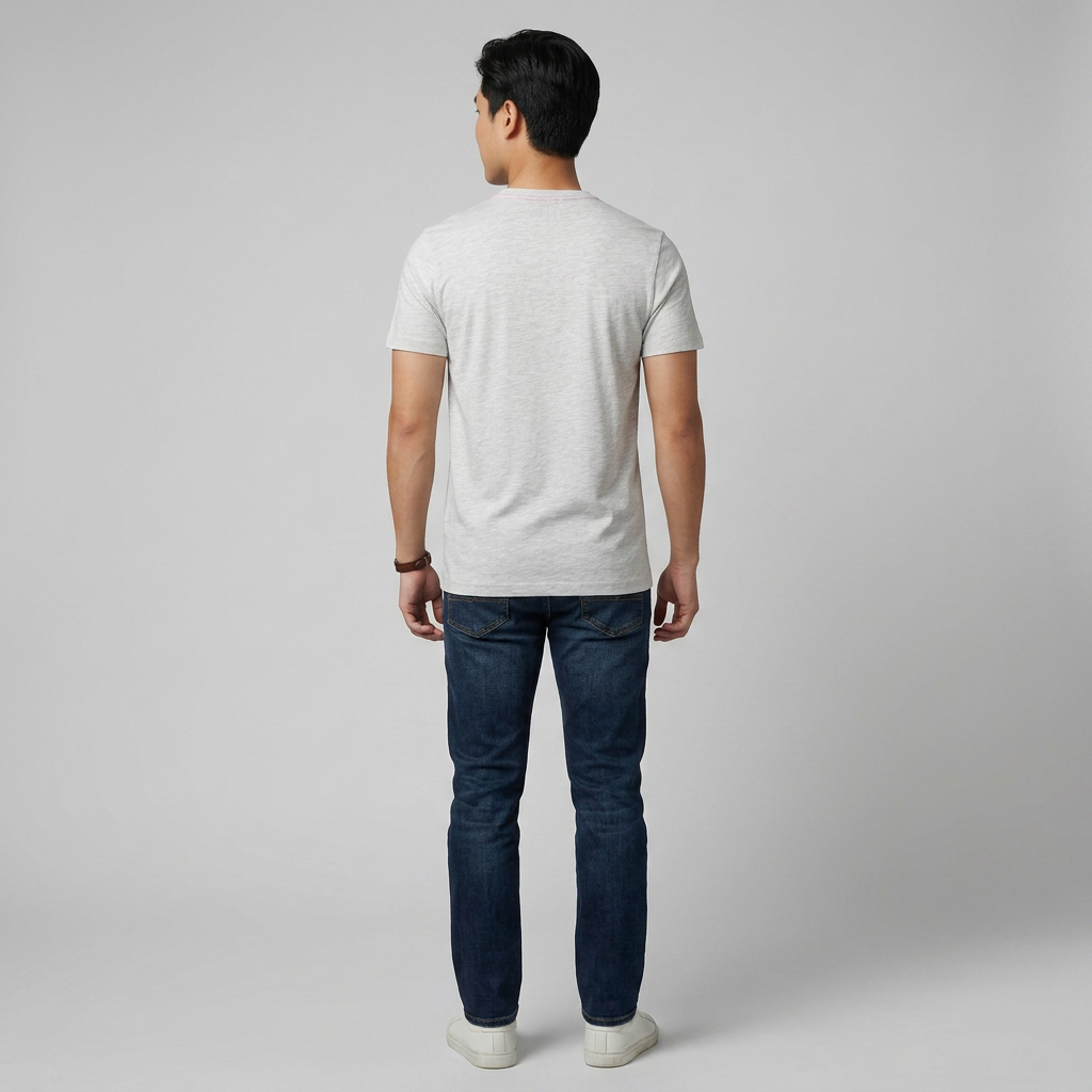 Cotton Crew Neck Graphitee