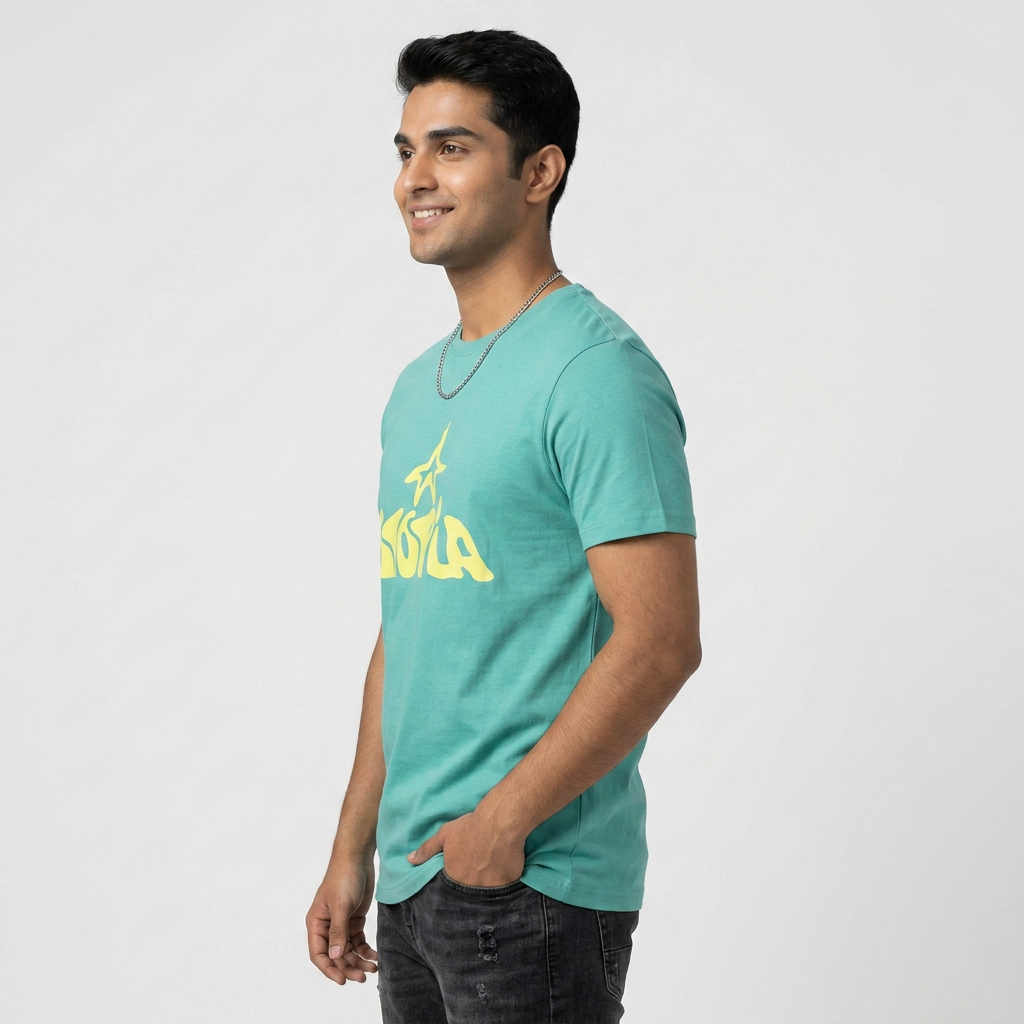 Cotton Crew Neck Graphitee
