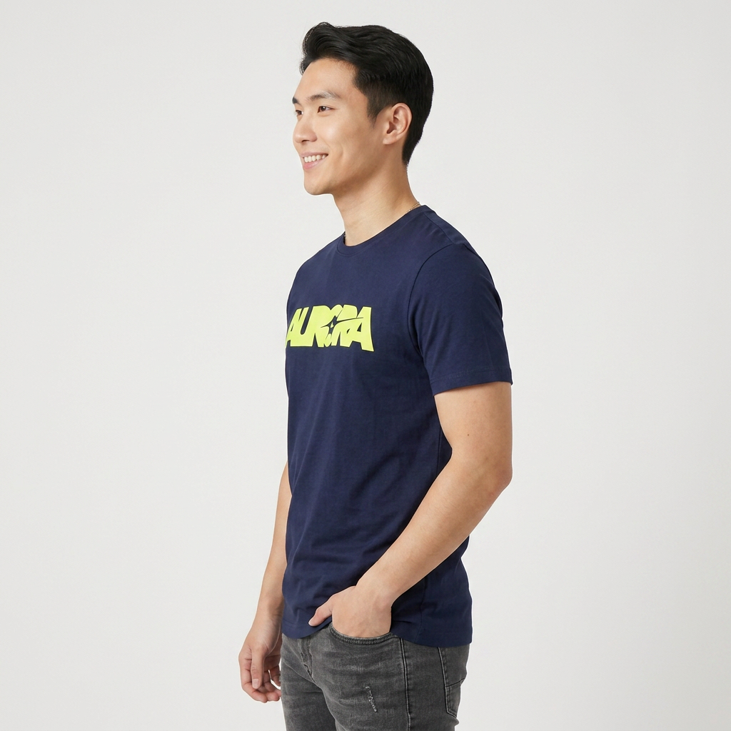 Cotton Crew Neck Graphitee