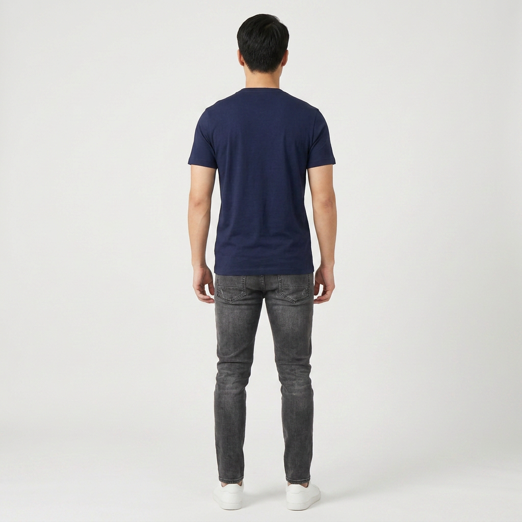 Cotton Crew Neck Graphitee