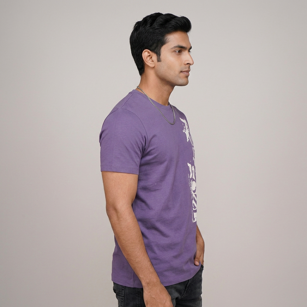 Cotton Crew Neck Graphitee