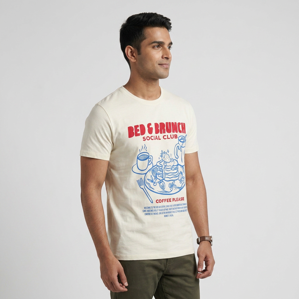 Cotton Crew Neck Graphitee