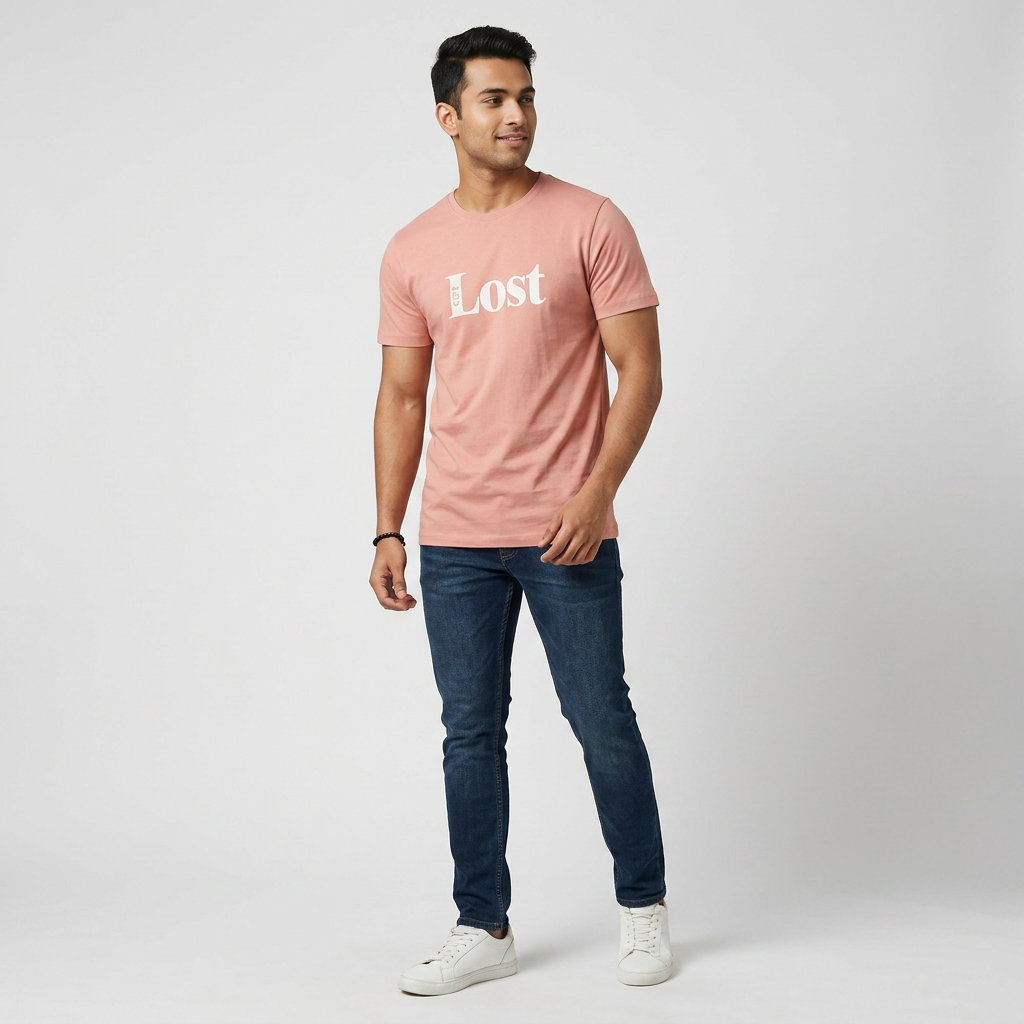 Cotton Crew Neck Graphitee