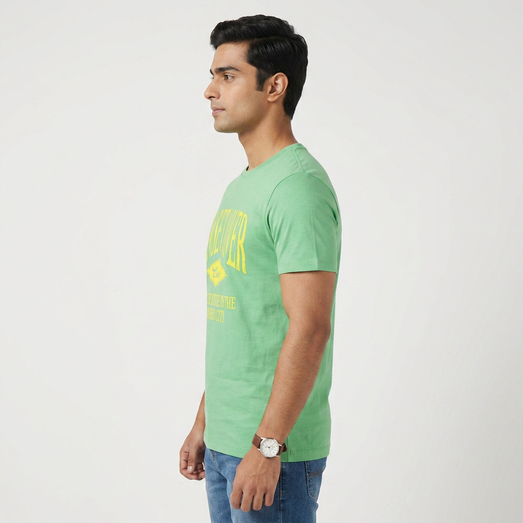 Cotton Crew Neck Graphitee