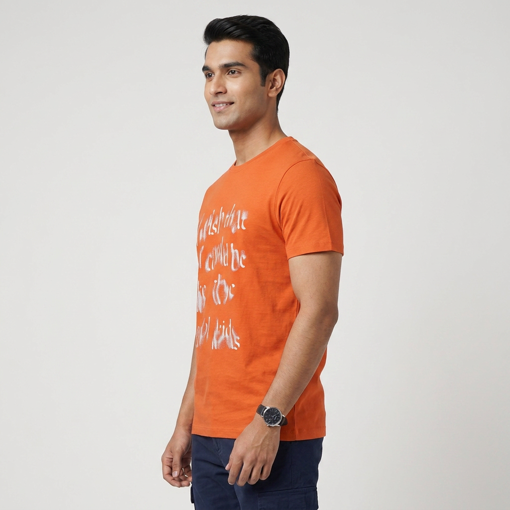 Cotton Crew Neck Graphitee