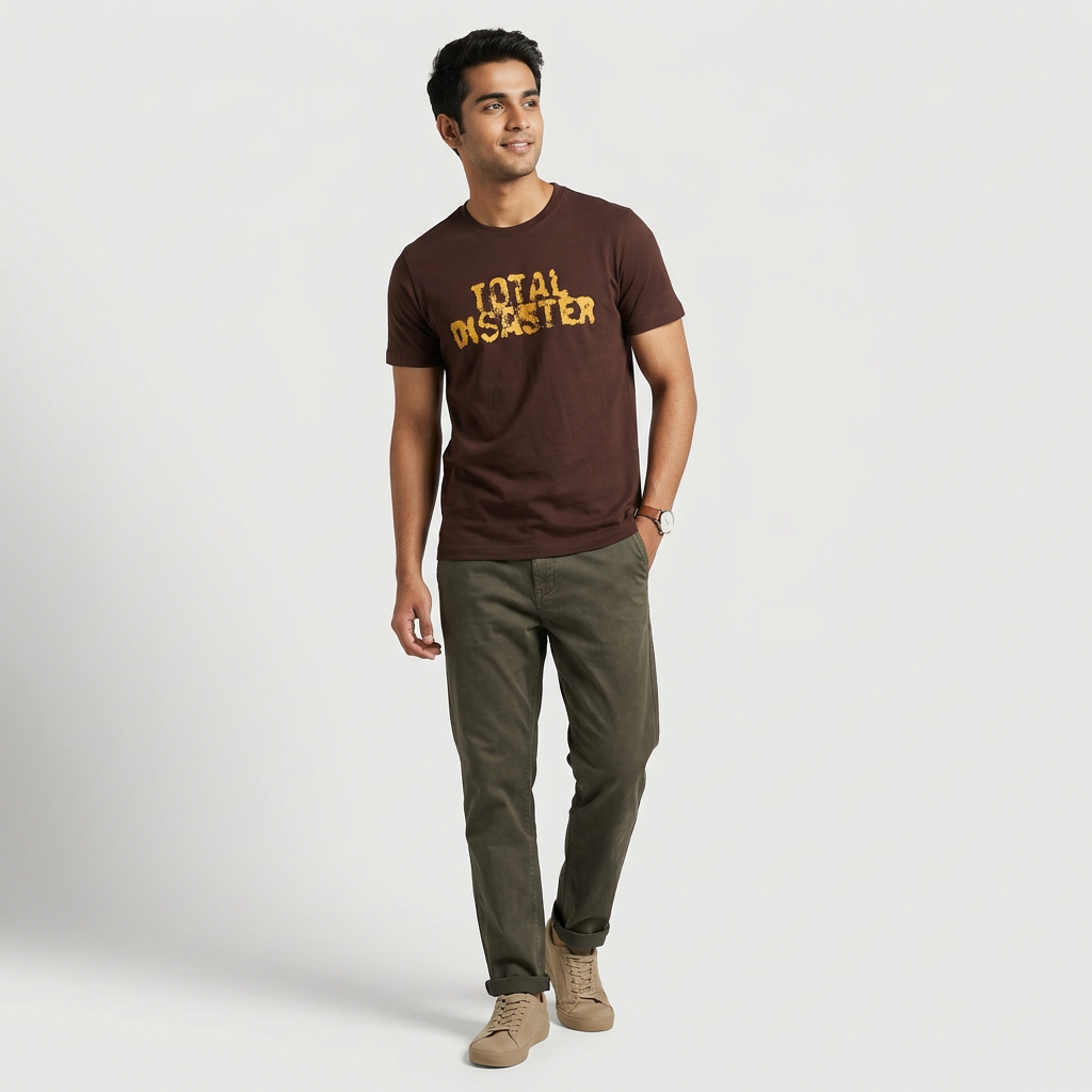 Cotton Crew Neck Graphitee