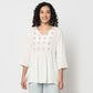 Flare Fit Embroidered Short Kurti