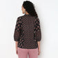 Printed Above Knee Flared Short Kurta