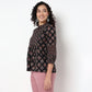 Printed Above Knee Flared Short Kurta
