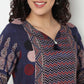 Buy Women Straight Fit Printed Three-Fourth Sleeve Kurta  - Style Union