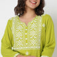 Embroidered Straight Short Kurta