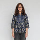 Cotton Printed Three-Fourth Sleeve Kurta