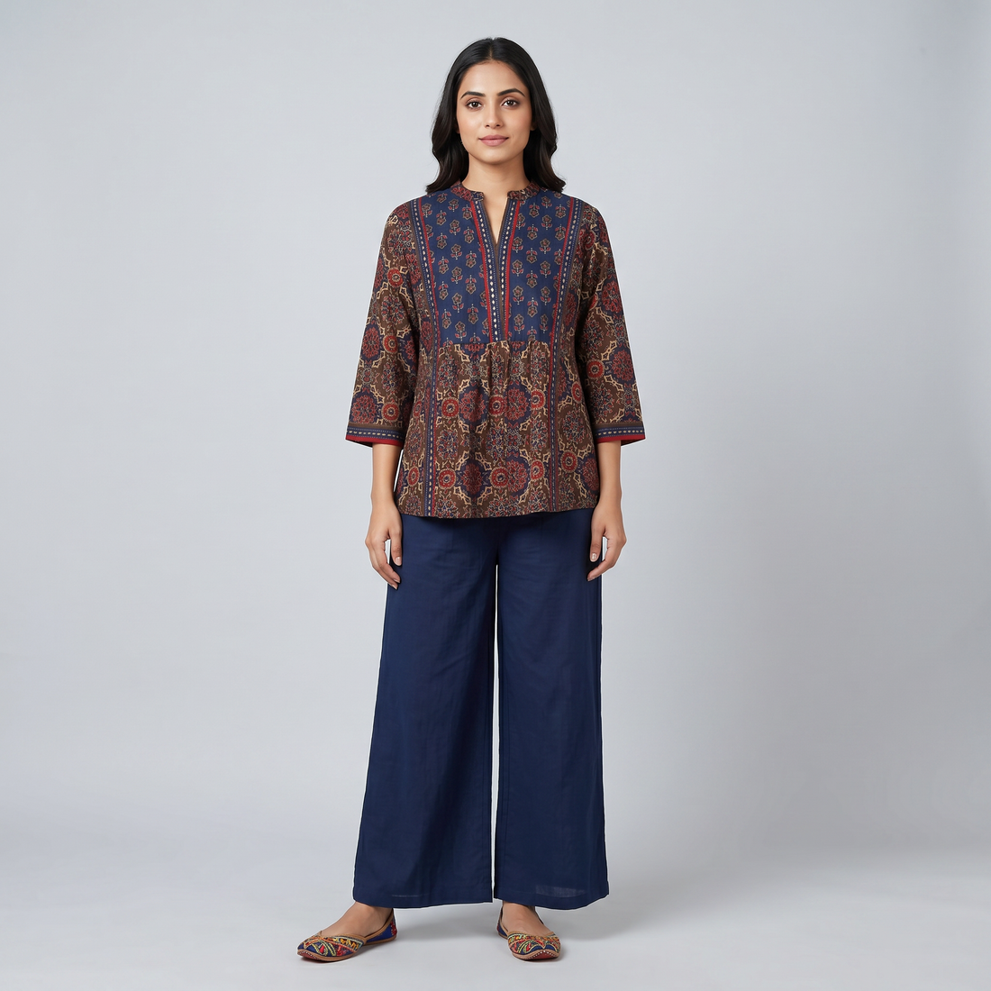Cotton Printed Short Kurta
