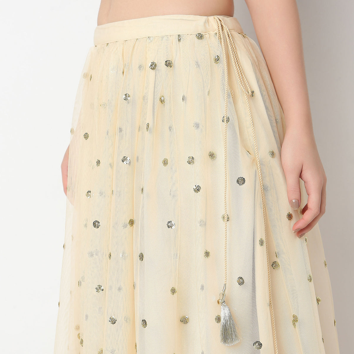 Flare Fit Embellished Skirts