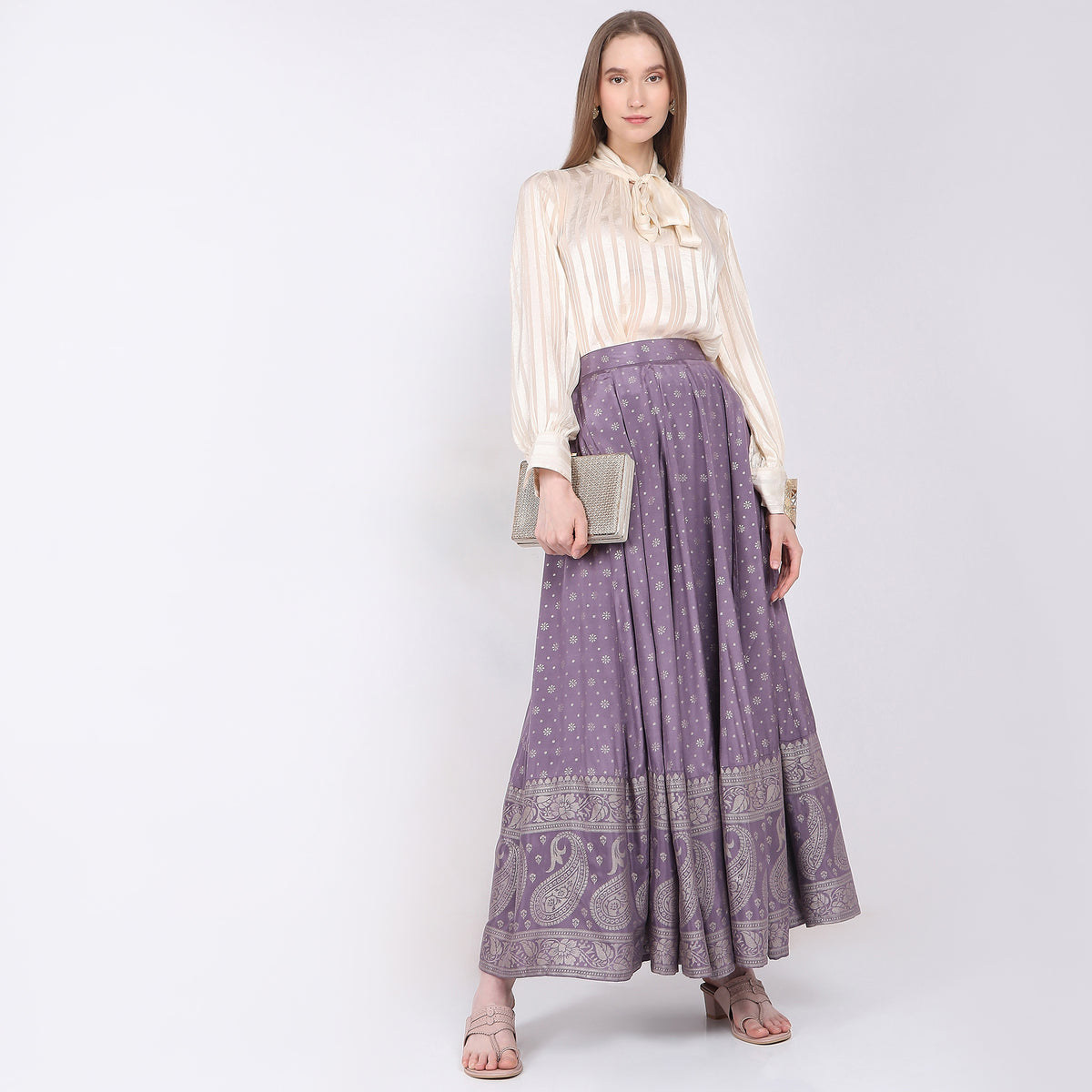 Flare Fit Full Length Skirts