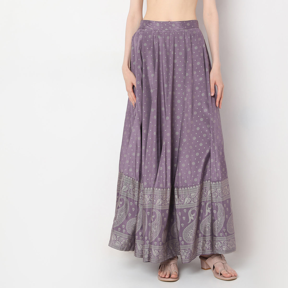 Flare Fit Full Length Skirts