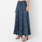 Flare Fit Mid Rise Printed Skirt