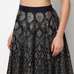Buy Women Flare Fit Foil Print Full Length Mid Rise Skirt  - Style Union
